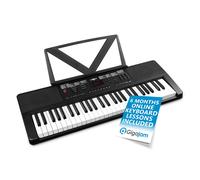 MAX Rhapsody54 54-Key Electronic Music Keyboard - Full-Size Keys, Built-In Speaker, Perfect Electronic Keyboard for Beginner & Learner Musicians, Complete with 6 Months Lessons