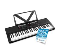 MAX Rhapsody54 54-Key Electronic Music Keyboard - Full-Size Keys, Built-In Speaker, Perfect Electronic Keyboard for Beginner & Learner Musicians, Complete with 6 Months Lessons