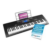 Max Rhapsody61 Electric Keyboard for Beginners - 61 Keys, Built-in Speakers