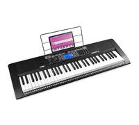 MAX Rhapsody61 Electric Keyboard with Headphones, 61 Keys, Built-In Speakers, 6-Month Lessons, Beginner Electronic Music Piano for Kids & Adults