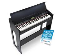 MAX RhapsodyDP61 Digital Piano with Stand | 61 Touch-Sensitive Keys | Music Keyboard, 300 Rhythms & Timbres | Built-In Stereo Speakers, Sustain Pedal | Electronic Keyboard for Beginner