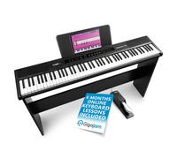 Max RhapsodyDP88 Full Size Electric Piano Keyboard - 88 Weighted Keys & Speakers