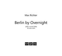 Max Richter: Berlin By Overnight: Violin: Instrumental Work