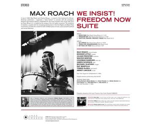 MAX ROACH - WE INSIST FREEDOM NOW SUITE VINYL LP NEW
