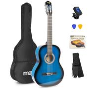 MAX SoloArt Full-Size Acoustic Guitar Starter Package, Blue