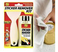 MAX SOLUTIONS Sticker Remover Kit with Scraper Removes Stickers Tape Gum Sticky Stuff