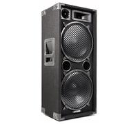 Max SP212 PA Speaker System 1400W Dual 12" Woofers for DJ Disco Parties