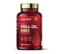 Max Strength Antarctic Krill Oil Softgels | 2000MG | 120 Capsules | Premium Blend Omega 3 Fatty Acids | EPA & DHA | Astaxanthin | Naturally Harvested | Heart Health & Brain Function