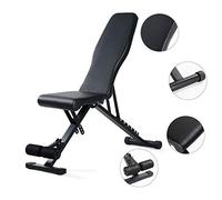 Max Strength Weight Lifting Fly Incline Decline Bench Gym Fitness Training Abs Workout Bench in Black Color
