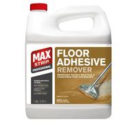 Max Strip Floor Adhesive Remover - 1 Gallon - Professional Fast Working Gel Strips Multiple Layers - Removes Tough Mastics and Construction Adhesives - No Harsh Odor Leaves Surface Clean