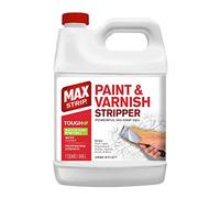 Max Strip Paint & Varnish Stripper 32oz - Paint Stripper for multiple layers of acrylic, latex, oil & water-based paints, varnishes. For wood, metal, masonry, plaster, tile, molding.
