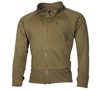 Max Tac Thermal Mid Base Layer Fleece Jacket Coyote Soft Shell Under Top Shirt