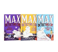 Max the Detective Cat Series 3 Books Collection Set (The Disappearing Diva, The Phantom Portrait & The Catnap Caper)