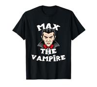 MAX The Vampire T-Shirt Halloween Simple Costume T-Shirt