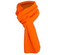 Max-Tonsen Fashion Warm Fleece Scarf Soft Lightweight Solid Color Autumn Winter Scarves Wraps Xmas Gift For Women Men Girls Boys,Multifunction Scarf,Fluorescent Orange