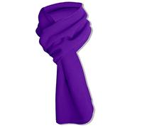 Max-Tonsen Fashion Warm Fleece Scarf Soft Lightweight Solid Color Autumn Winter Scarves Wraps Xmas Gift For Women Men Girls Boys,Multifunction Scarf,Purple