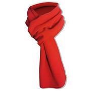 Max-Tonsen Fashion Warm Fleece Scarf Soft Lightweight Solid Color Autumn Winter Scarves Wraps Xmas Gift For Women Men Girls Boys,Multifunction Scarf,Red