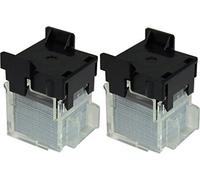 Max USA 20FE Staple Cartridge, 2000 Staples Per Cartridge, Made for EH-20F Electronic Stapler, 10 Millimetre Long x 5.5 Millimetre High, Flat Clinch, Staples Up to 20 Sheets of Paper, Pack of 2