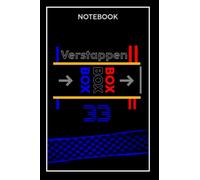 Max Verstappen Notebook: box box box /F1 Journal 120 blank lined pages (f1 Notebooks)
