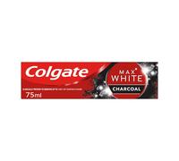 Colgate Max White Charcoal Toothpaste 75ml - Teeth whitening toothpaste - Clinically proven formula - Removes up to 100% of surface stains - Activated charcoal and mineral micro-particles