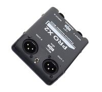 MAX2 2 Channel Auditory Isolator Noise Filter Prevents Noise In Speakers Amplifiers Mixer Metal Enclosure Precise Auditory Interferences Filter