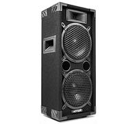 MAX28 Dual 8 Inch Passive DJ PA Speaker, 800W, Twin 8-Inch Woofers, Powerful Full-Range Sound For Mobile DJs, Parties, Karaoke & Events, 2-Way Bass Reflex Cabinet, Piezo Tweeter