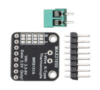 Max31850K 1-Wire Thermocouple Breakout Board for K-Type Sensor 3.3V Regulator with Cold Junction Compensation Fully Assembled Module for Microcontroller Projects