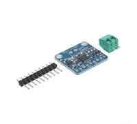 MAX31856 Thermocouple Module with AD Converter for K/J/N/R/S/T/E/B Types, 19-Bit Resolution, ±45V Protection, Noise Filtering, PCB Blue(Blue)