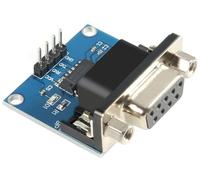 MAX3232 RS232 to TTL Serial Converter Module | Female DB9 Connector | 3.3V-5.5V Non-OEM | Compatible with Arduino STM32 NXP Microcontrollers | Serial Communication Transceiver