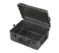 Max MAX540H245S IP67 Rated Waterproof Durable Watertight Equipment Photography with Hard Carry Plastic Transit Case/Pull Handle/Pick and Pluck Cubed foam/Flight Case Tool Box - Nero