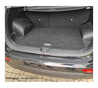 MAX6 Custom-fit Rear bumper protection film compatible with Nissan Qashqai II Facelift 2017-2020 - Carbon-look
