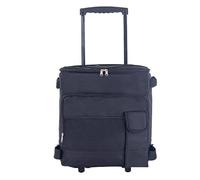 MAXALANCE Rolling Cooler, 43L Large Leakproof Soft Cooler Bag on Wheels with Handle for Beach, Camping, Patio, Travel, Outdoor - Black