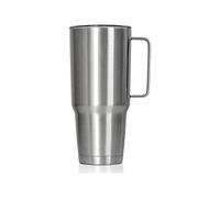 Maxam XPAC 64 Ounce Double Vacuum Wall Stainless Steel Vacuum Insulated Tumbler with Lid and Handle, Fits in a 4 Inch Wide Car Beverage Holder