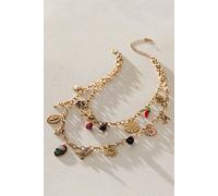 Maxamillion Charm Necklace at Free People in Foliage Green - female