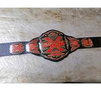 Maxan TNA Red Impact X Division Wrestling Championship Leather Belt