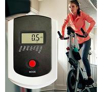 maxant LCD Monitor Speedometer for Stationary Bikes, Exercise Bike Computer Monitor with TIME, SPD, DST, CAL & Heart Rate Function, Replacement Parts Cycle Analytical Instrument for Sport Bikes