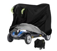 MaxAwe 190x71x117 cm Mobility Scooter Cover Waterproof, 420D Heavy Duty Wheelchair Storage Protective Cover Outdoor, Disability Scooter with Elastic Band Protect from Snow Rain Sun Dust