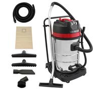 Monstershop 80L Wet & Dry Vacuum With 5m Hose in Silver Monstershop Silver
