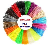 MAXBROTHERS 3D Printing Pen Filament Refills PLA 1.75 mm,5 Meters per Color,High-Precision Filament Create Drawing and Doodling,High Toughness 3D Printer Filament for Most 3D Printing Pen (18)