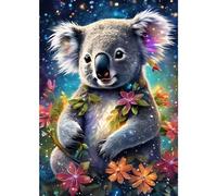 MAXBYE Koala 5D Diamond Painting Kits for Adults, Animal DIY Diamond Art Full Drill Crystal Rhinestone Painting Pictures Embroidery Craft Kits for Home Wall Decor 12x16inch