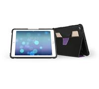 MAXCases Extreme Folio Case for iPad 5, with Extreme Shock & Impact Protection, Smart On/Off Cover, Clear Back For Easy Viewing, Multi-Purpose Stand (Purple)