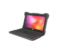 MAXCases Extreme Shell-F Slide Case (ESL bottom panel) for Dell 3120 Windows Clamshell 11.6" (Gray/Clear)