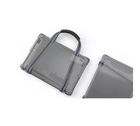 MAXCases Extreme Shell-F3 Slide Case for Lenovo 300e/100e and 300w/100w G4 Chromebook 11" (ver 82W0/82W1 for 100e) (NOT 83G) (Gray/Clear)