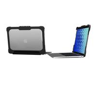 MAXCases Extreme Shell-L Anti-Shock Case for Macbook Air 13.6" - Clear Black