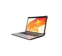 MAXCases Extreme Shell-L for MacBook Air 13.6" (2022 M2) & MacBook Air 13.6 M3 (A3113) & MacBook Air 13.6" M4 (2025) (Black/Clear)