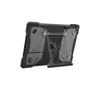 MAXCases Shield Extreme-X2 Case Protects iPad 9/8/7, Provides Unlimited Viewing Angles - Slim Rugged Shock-Absorbing Silicone, Screen Cover, Rigid Back Panel (10.2-inch) (Grey Bumper; Black Bezel)