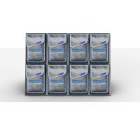 MAXCases Shield Phone Pouch Organizer, 16 Count Capacity, Wall or Door Mountable, Foldable For Table/Counter Use and Storage (Black)