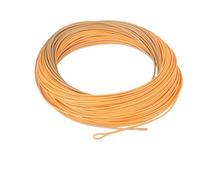 Maxcatch 20/30lb Connector Core Running Line Shooting Line Nymph Fly Line with 2 Welded Loops (Straw/Orange, 30lb)
