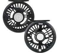 Maxcatch Gaze Trout Light Weight Fly Fishing Reel with Waterproof Sealed Drag 4/5, 6/7wt (Reel Only (Black), 4/5wt)