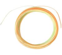 Maxcatch Running Line Shooting Line Nymph Fly Fishing Line Tenkara Level Line with 2 Welded Loops Triple Colors, 20LB (PaleGreen/Orange/Ivory, 20lb)